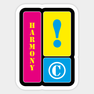 My name is Harmony Sticker